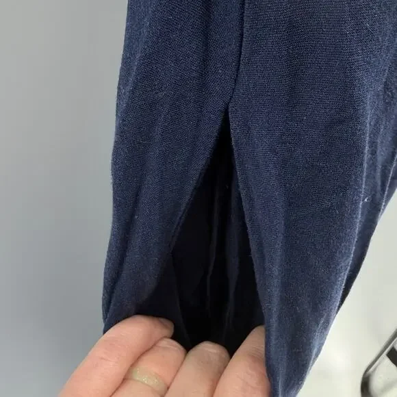 Haven Women's Sardinia Linen/Viscose Blend Maxi Dress - Riviera Blue - XS/S - Picture 5 of 9